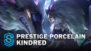 Prestige Porcelain Kindred Skin Spotlight  League of Legends [upl. by Renie]