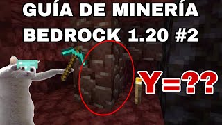 GUIA DEFINITIVA MINERÍA EN EL NETHER EN MINECRAFT 120 😎👍 [upl. by Rap]