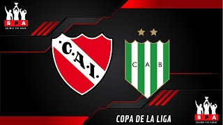 INDEPENDIENTE VS BANFIELD EN VIVO ⚽️ ⚽️ ⚽️  COPA DE LA LIGA  ZONA A  FECHA 13 [upl. by Atiuqihs]