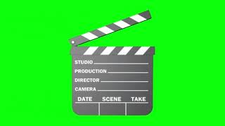 Clapper Board Green Screen Effect HD [upl. by Thordis]