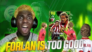 OMG 🤯 THE 101 RATED DIEGO FORLAN IS NOW MY FAVOURITE STRIKER 🥵🚀 101 Rated Forlan Review 🔥 [upl. by Nawat]