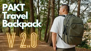 Pakt Travel Backpack VERSION 20  The ultimate travel bag [upl. by Kelli]