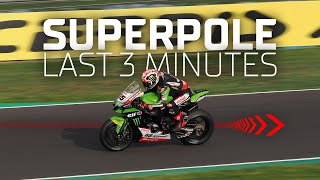 LAST 3 MINUTES from a HISTORIC SUPERPOLE at MagnyCours  FRAWorldSBK [upl. by Oironoh787]