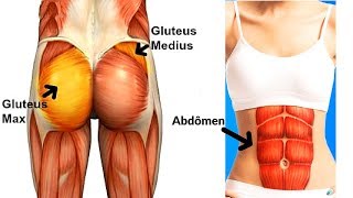 COMO AUMENTAR o BUMBUM e DEFINIR ABDOMEN em 4 MINUTOS 2 Exercícios Para Aumentar Gluteos e Abdomen [upl. by Nido]