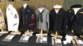 Every US Navy Uniform Display WWII [upl. by Sokul783]