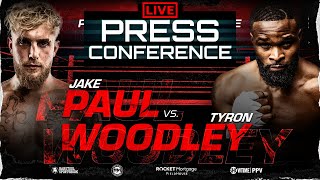 Jake Paul Knocks Out Tyron Woodley  Crowd Reaction [upl. by Led571]