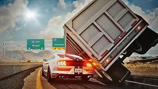 BeamNG Drive  Realistic Freeway Crashes 9 [upl. by Cir]