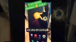 S22 Ultras Unbelievable Strength Building Drop Test with Camera Damage  viral shorts s22ultra [upl. by Lennor191]