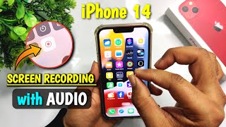 iPhone 14 Screen Record Settings  How To Screen Record in iPhone  😍 Hindi [upl. by Allertse360]