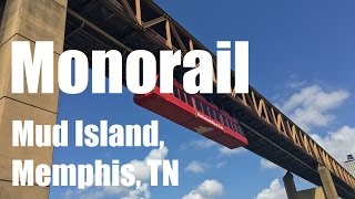 Riding the Mud Island Monorail Memphis TN [upl. by Kho]