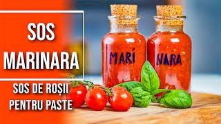 Sos marinara Sos italian pentru paste sau pentru chiftele marinate Cel mai usor sos de rosii [upl. by Nwahsem]