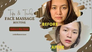 FACE MASSAGE ANTI AGING dirumah [upl. by Ahserkal]