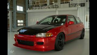 Civic EG B16 vs AE86 GT Ultra Realistic Graphics  Grand Turismo 7 [upl. by Nogam930]