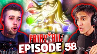 Fairy Tail Episode 58 REACTION  Group Reaction [upl. by Nnylkoorb85]