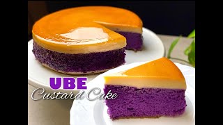 UBE CUSTARD CAKE I Perfect Christmas Dessert [upl. by Zeugirdor388]