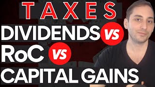 Investment Taxes for Canadians Pt2 Interest Eligible Dividends Capital Gains amp Return Of Capital [upl. by Khichabia]