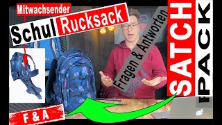 Satch Pack Antworten zu deinen Fragen Schulrucksack ab 5 Klasse II TRAVELLIEBE [upl. by Hanleigh]