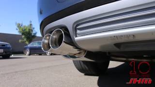 JHM Audi C6S6 52L V10 FSI 275quot CatBack Exhaust with XPipe [upl. by Dewar]