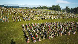 Manor Lords  1000 Men Battle MASSIVE Battle [upl. by Narton137]