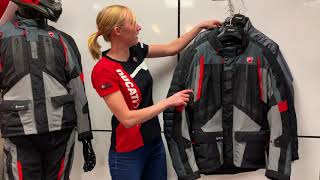 Ducati Strada C4 Touring Jacket by Dainese  2021 Touring Collection for the Multistrada Range [upl. by Anoval969]