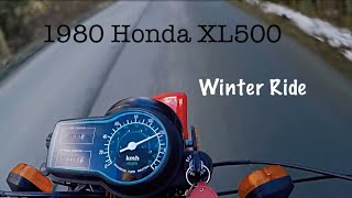 Vintage Honda XL500 Motorcyle riding [upl. by Vita]