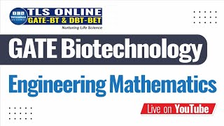 GATE BT 2024  Engineering Mathematics  L 1 Matrix  TLS ONLINE [upl. by Enerod]