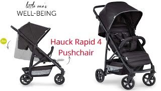 Hauck Pushchair Rapid 4 Up to 25 Kg unpacking and installation guide and review [upl. by Anitsahs]