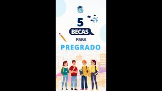 5 becas para pregradolicenciatura en el exterior  shorts becas [upl. by Jr]