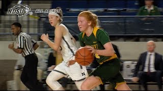 Navy Downs NDSU Womens Basketball 6754 [upl. by Hairacaz]