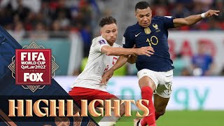 France vs Poland Highlights  2022 FIFA World Cup  Round of 16 [upl. by Polad]