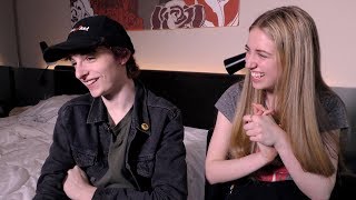 Calpurnia interview  Finn Wolfhard amp Ayla TeslerMabe part 1 [upl. by Nadeau838]