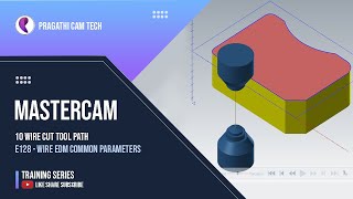 Mastercam Wire EDM Common Parameters [upl. by Aenil]