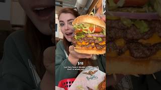 Everything I ate my first time at fatburger foodie shorts burger fries fastfood junkfood [upl. by Edas]