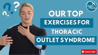 Our top exercises for Thoracic outlet syndrome [upl. by Inalel]