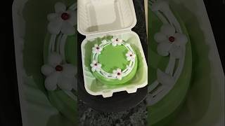 like cake bento cake decoration with mini flowers🌸 [upl. by Nyberg]