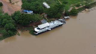 Rio PARAGUAI visto de CIMA  Cáceres MT [upl. by Anyel254]