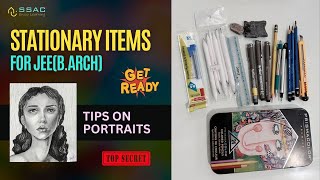 Stationary Items to carry for JEE Barch Exam  How to attempt portrait questions  Secret Tips [upl. by Hawken]