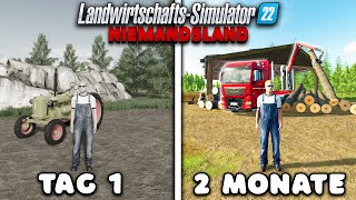 Ich habe ZWEI MONATE im Niemandsland verbracht Beginnend mit 0 und Sensen im LS22 [upl. by Centeno]