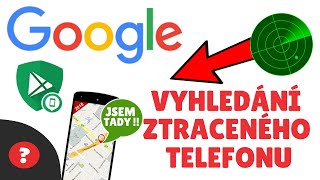 Jak NAJÍT ZTRACENÝ TELEFON  Návod  ANDROID  PC [upl. by Nekcerb]