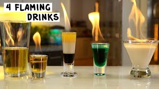 Four Flaming Drinks [upl. by Enaitsirhc]