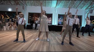 Siblings surprise wedding dance show 2 [upl. by Thema790]