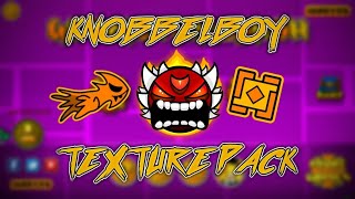 🔥 KNOBBELBOY TEXTURE PACK AT GEOMETRY DASH 211 PC and ANDROID High Graphics [upl. by Lorine]