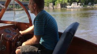 ChrisCraft Cabin Cruiser  Test Run [upl. by Lourie376]