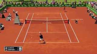 N Djokovič vs Y Hanfmann Geneva 24 Round 2  AO Tennis 2 Gameplay aotennis2 AO2 [upl. by Aras]