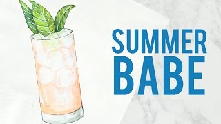 Summer Babe Recipe with Gurneys Montauk  Wine Awesomeness [upl. by Barcroft]