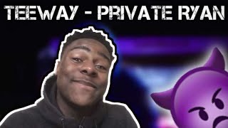 🇬🇧HIS FLOW IS INSANE❄️ Teeway  Private Ryan Music Video  MixtapeMadness REACTION [upl. by Orose885]