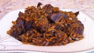 Жареная Печень с Луком и Морковью  Fried Liver  Очень Простой Рецепт Вкусно и Быстро [upl. by Htiekal]