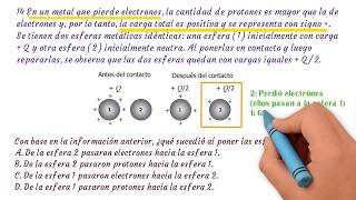 Ciencias 14 Saber 11 ICFES Transferencia de Carga Eléctrica [upl. by Blase]