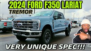 2024 Ford F350 Tremor Lariat Very Unique Build In Glacier Grey [upl. by Kahaleel]