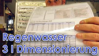 Regenwasserleitungen 3 I Dimensionierung [upl. by Shana]